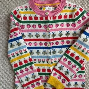 Mini Boden Colorful Patterned Kids Sweater